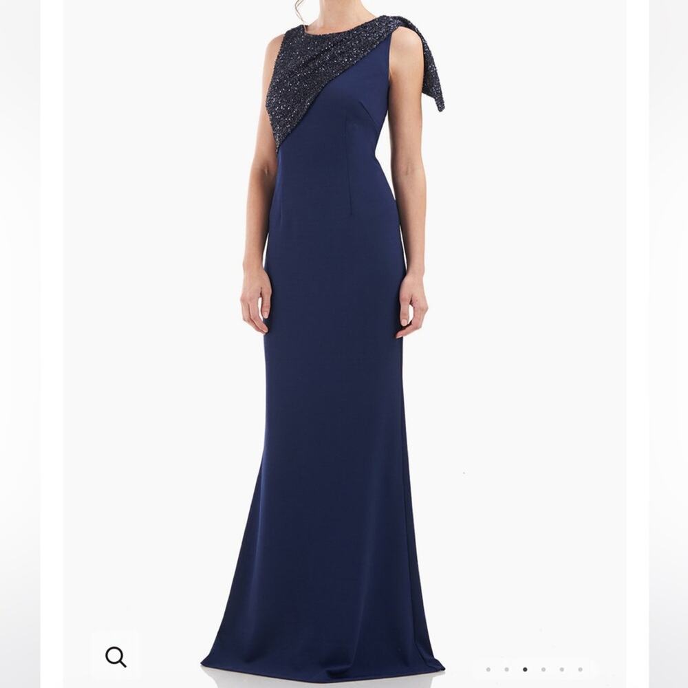 JS Collections KENNEDY DRAPED MERMAID GOWN